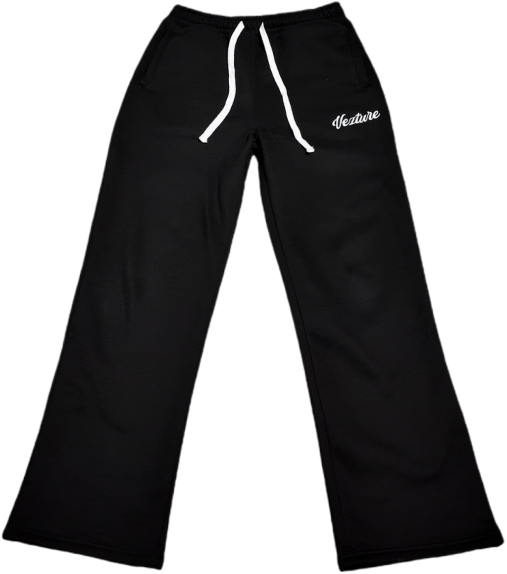 Open leg Jogger Black