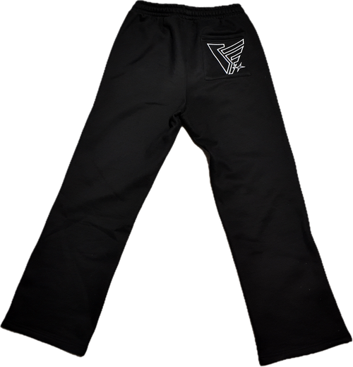 Open leg Jogger Black
