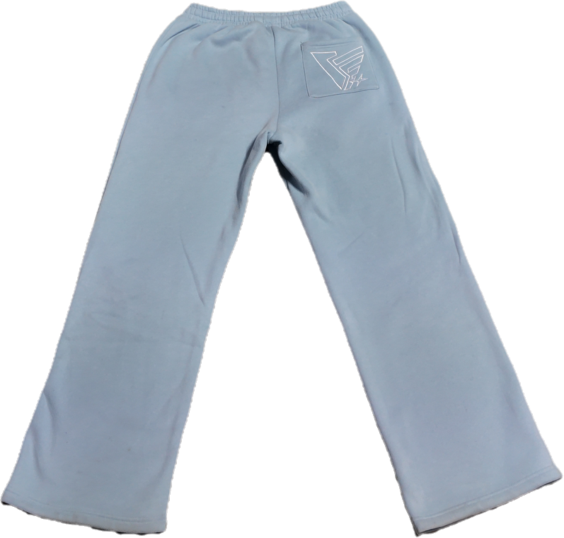 Open leg Jogger blue