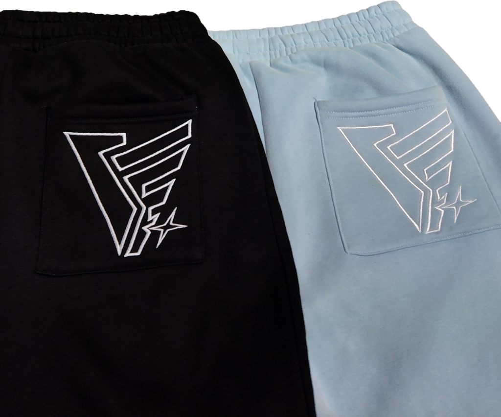 Open leg Jogger blue